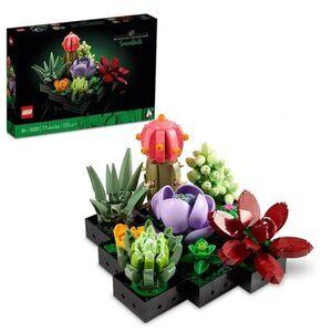 Lego Botanical Collection Succulents Set 10309 Plant  Display Complete *READ